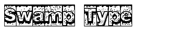 Swamp Type font preview
